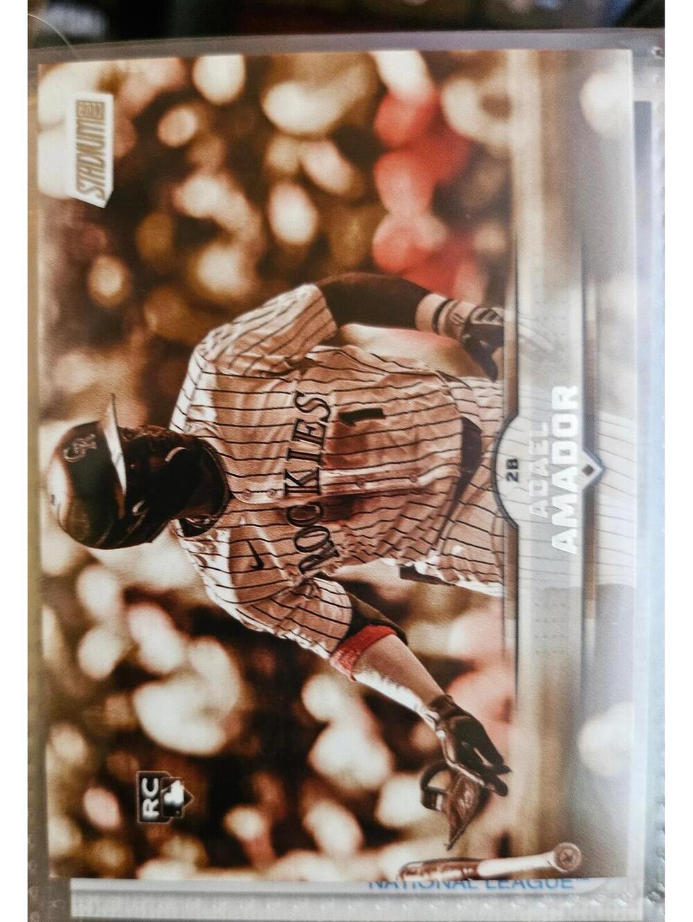 2025 Topps Stadium Club Adeal Amador #41 Sepia Parallel RC Colorado Rockies